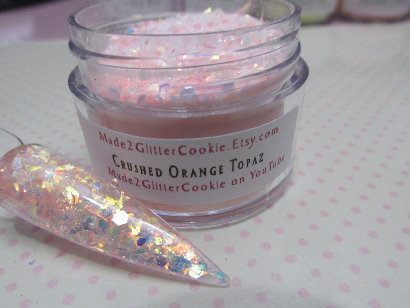 Glitter Flakes Crushed Jewels nail art set