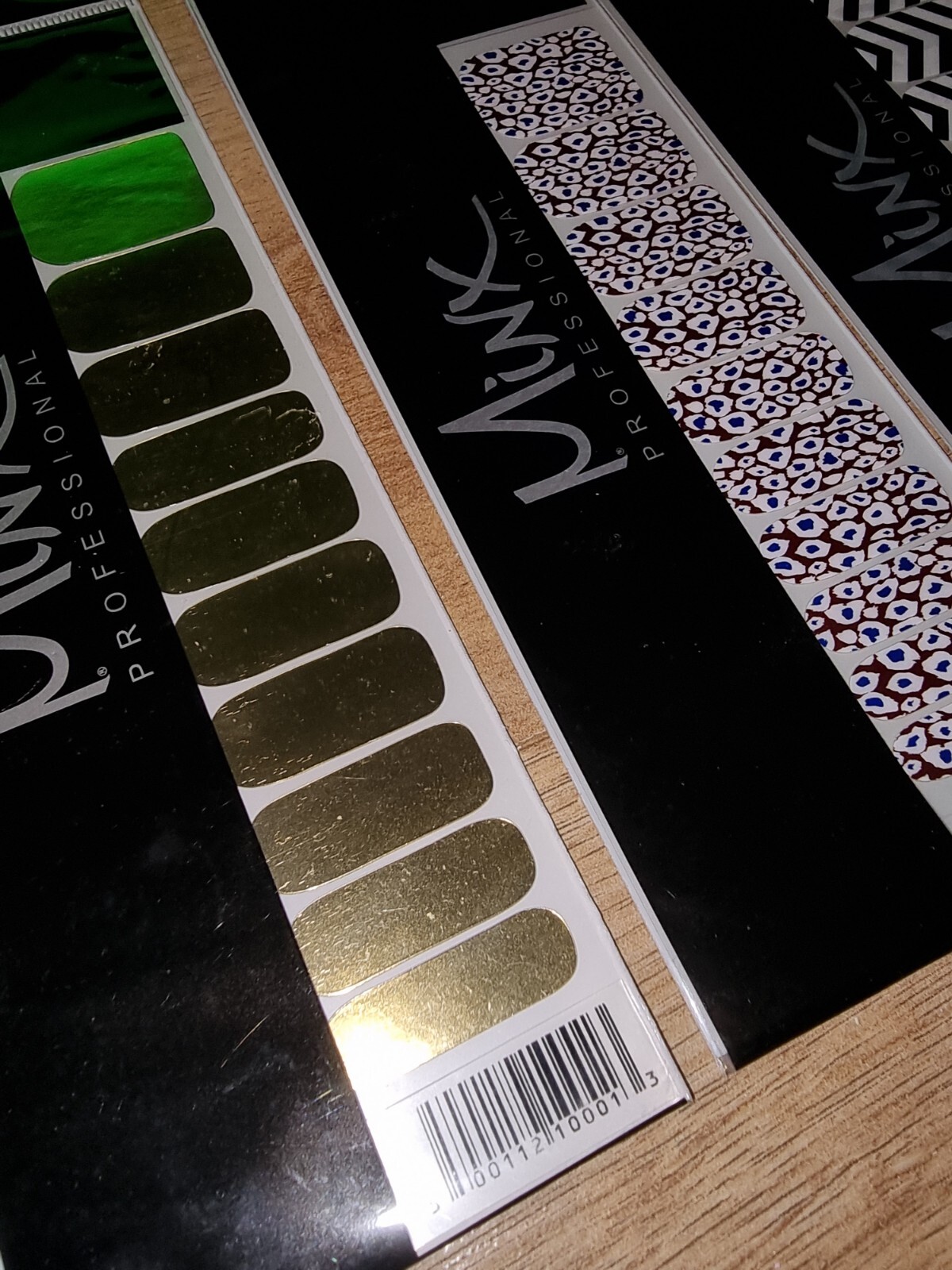 Minx Nail Foils Bundle Stars Leopard Confetti Gold Lightning B&W Bright New