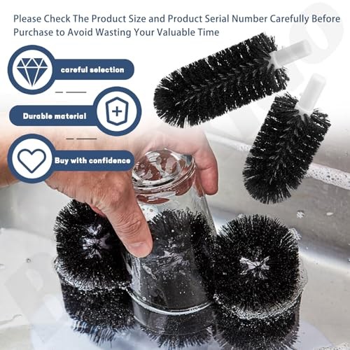 Glass Washer Replacement Brush Set Part BRS-1722 for Bar Maid Glass Washer SS