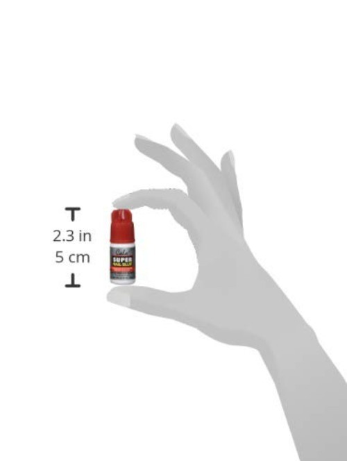 12-Pack Super Nail Gel Glue 0.10 oz – Clear, Long-Lasting Hold for Nails
