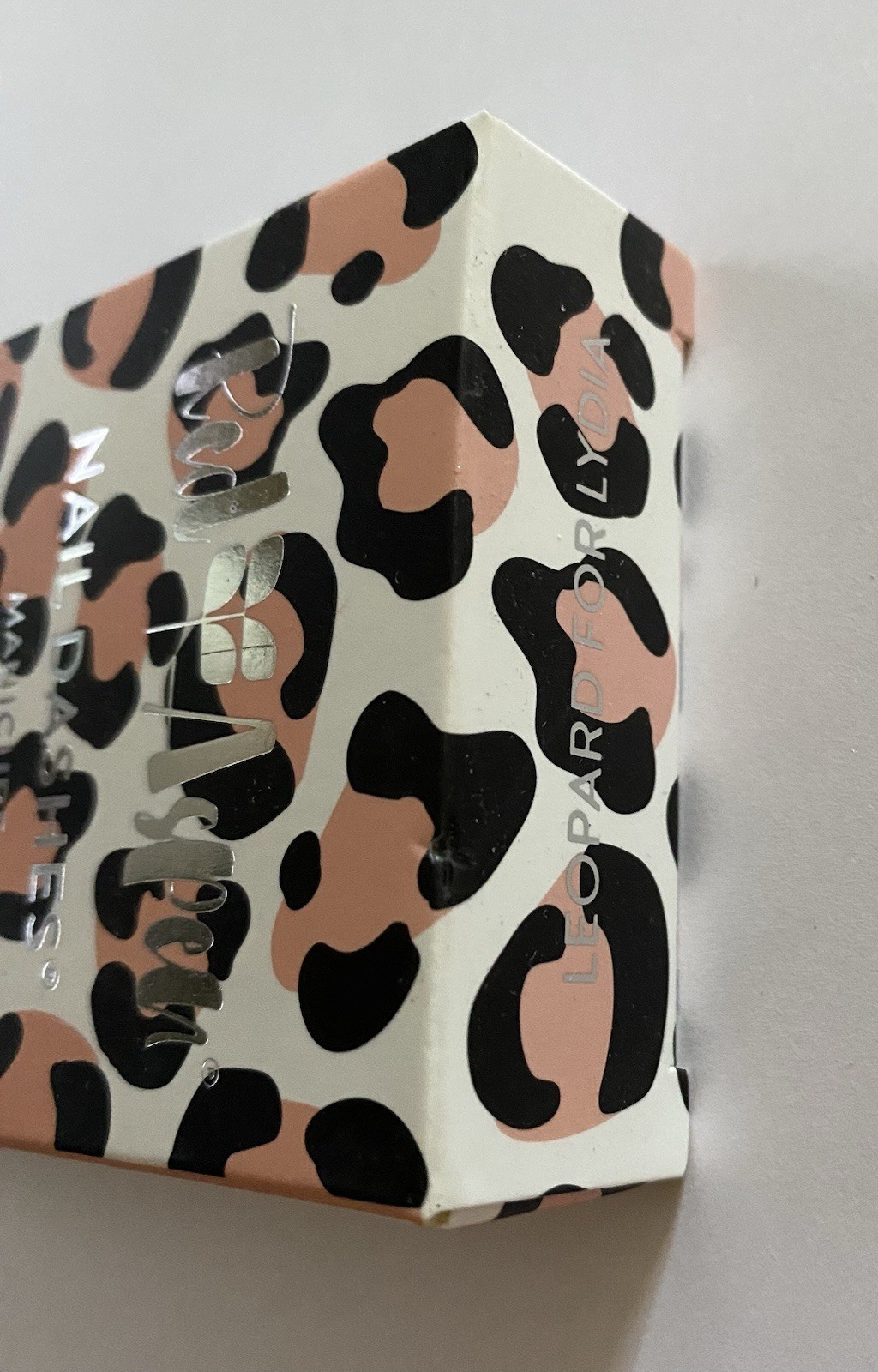 Red Aspen Nail Dashes – Leopard For Lydia -Short Square- Animal Print -NEW