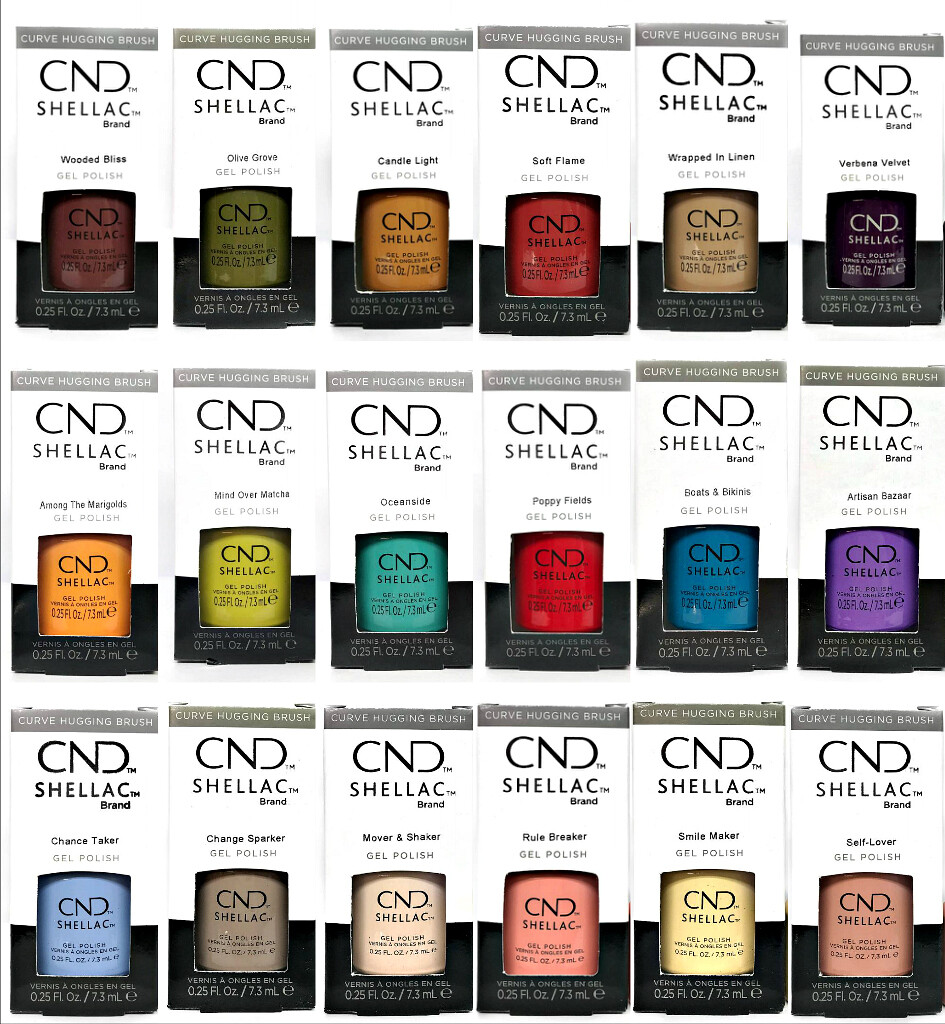Gel Nail Polish CND 0.25oz – Shellac- Series 1 Choose any Color