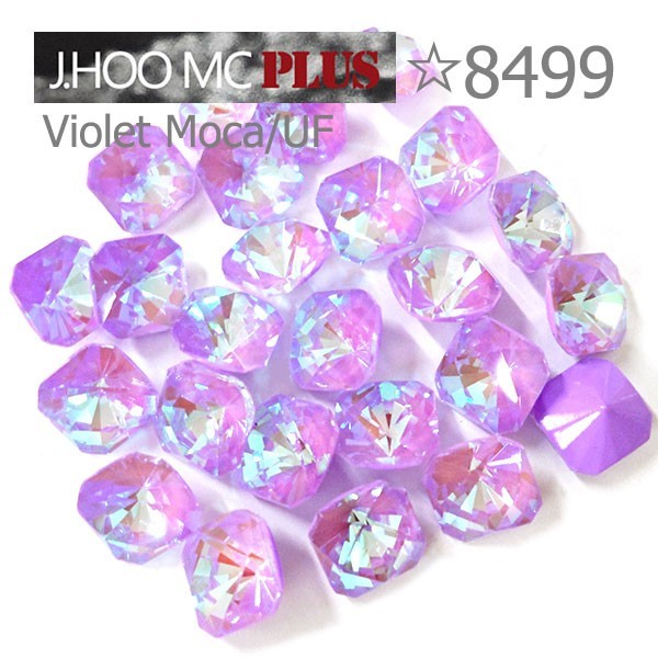 J.HOO Crystal 8499 Kaleidoscope Square V-Cut Fancy 6mm Nail Art (10pcs)