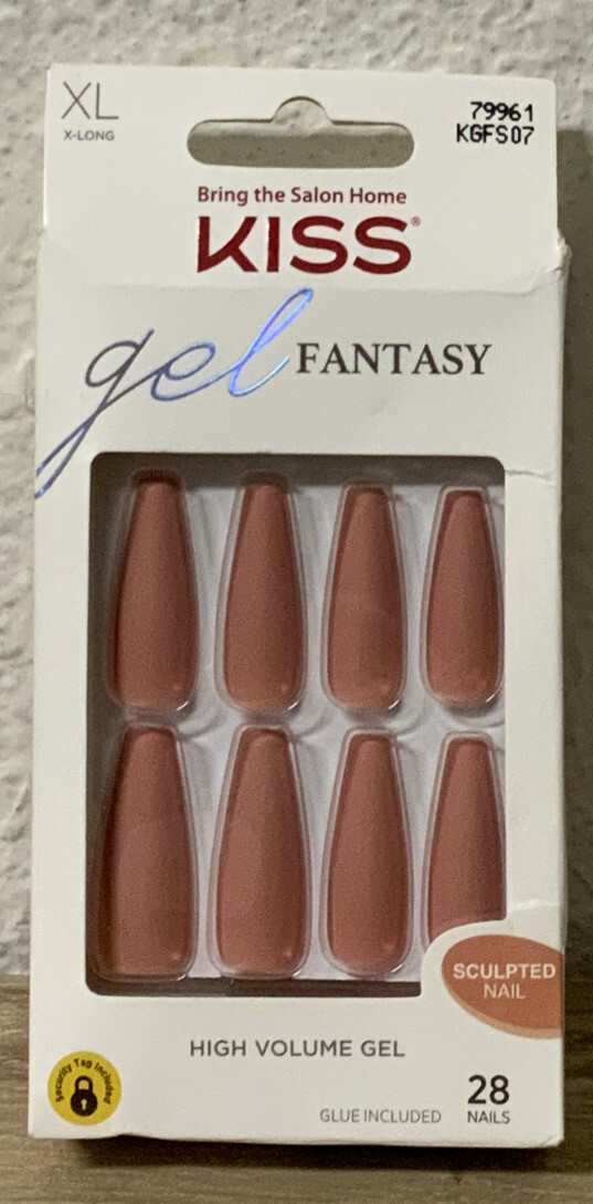 📀 KISS gel Fantasy High Volume Gel Sculpted Nail – X-Long 28 Nails