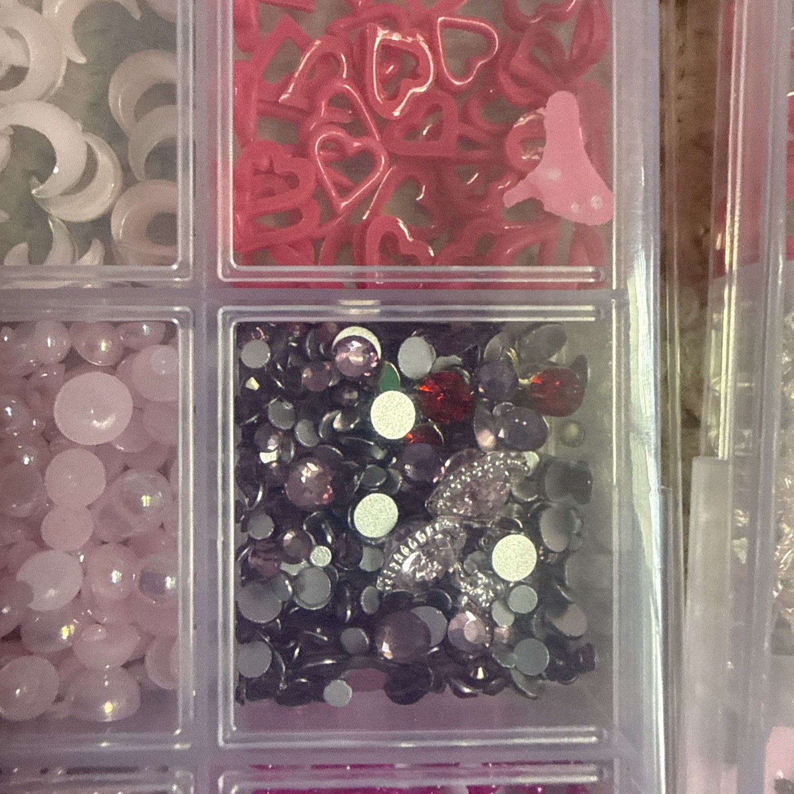 3000 Nail Charms Pieces Multi Shape New