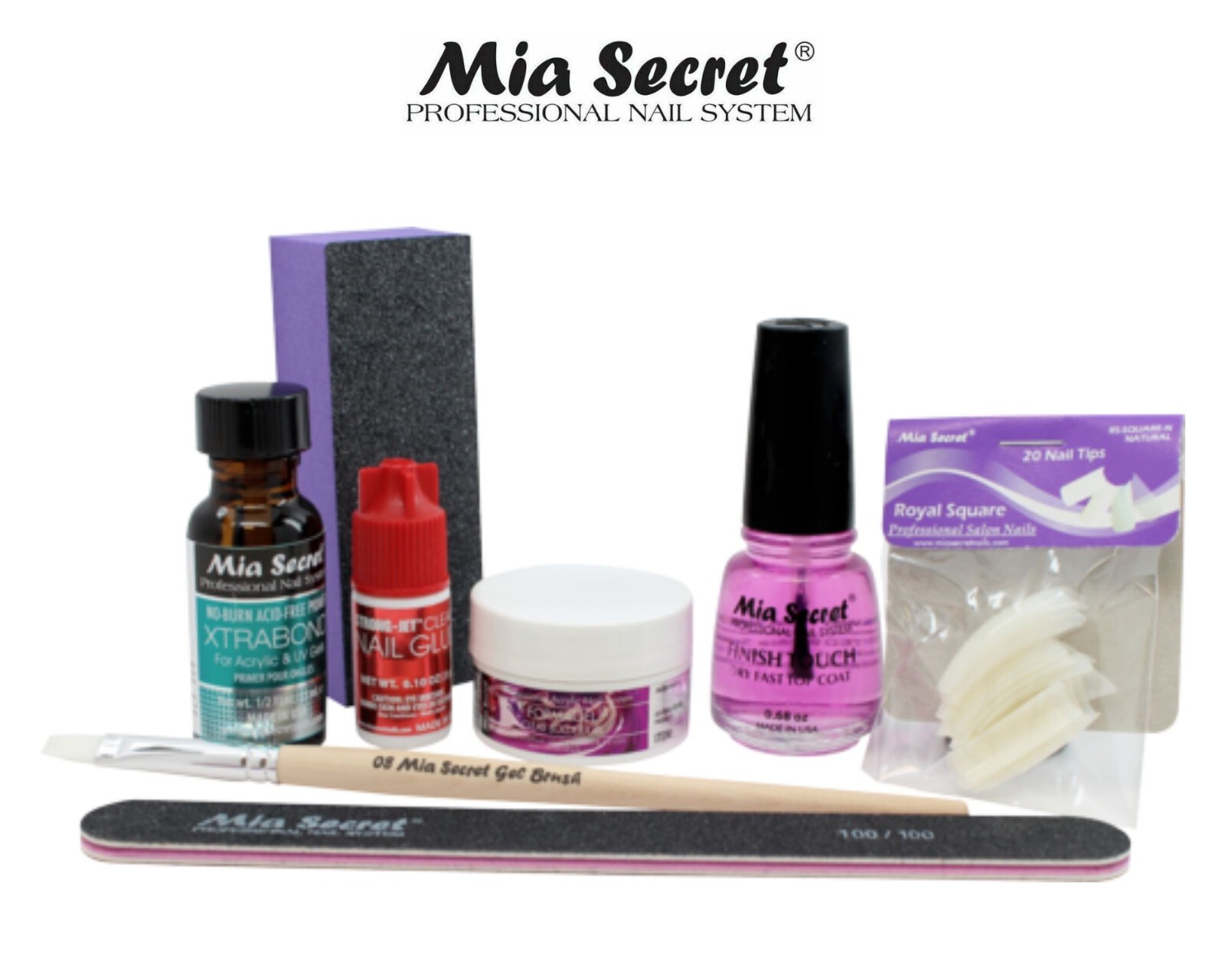 Mia Secret Starter Nail Kit – Clear Builder Gel Nail Kit
