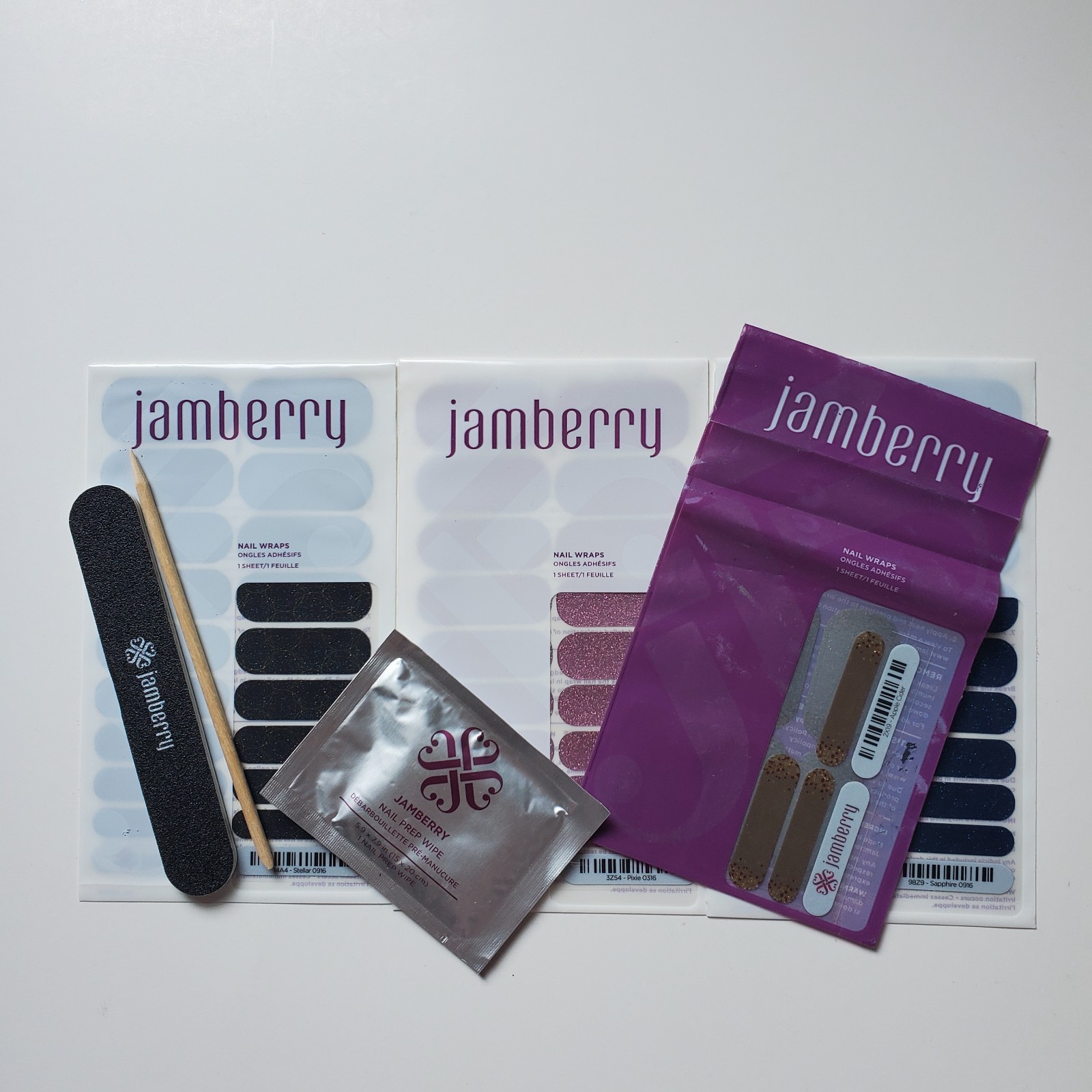 Jamberry Nail Wraps Sapphire 98Z9 Pixie 3Z54 Stellar 14A4 Apple Cider 2X19 +More