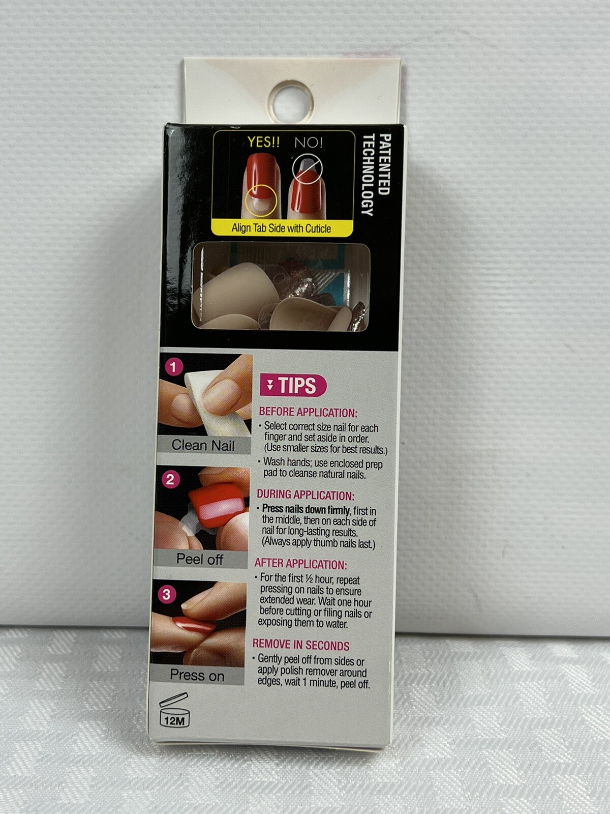 Kiss Nails Salon Press-On Manicure Nails – Roller Derby – PINK KU26V02 DPIM09