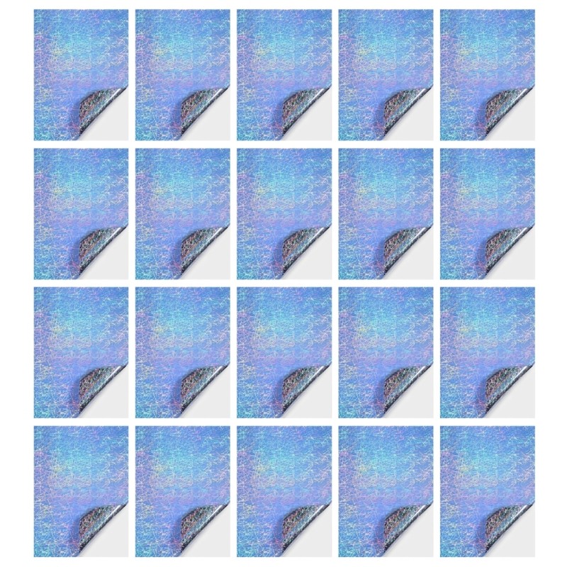 20 Sheets Sticker Paper Self-Adhesive Film Vinyls Printable Paper