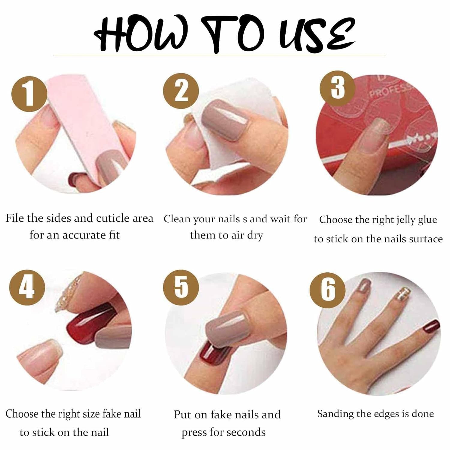 Customizable 24 Pcs Short Square Press-On Nails – Perfect for Any Occasion