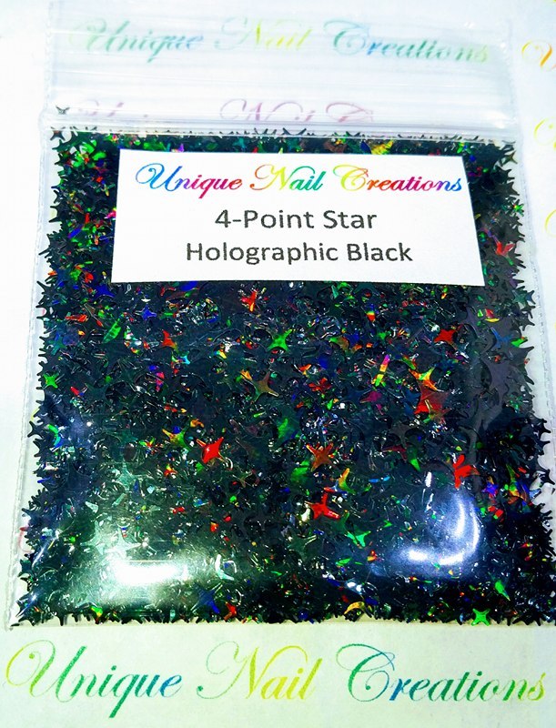 4-POINT STAR Shape Glitter~You Choose~Nail Art•Face•Festival•USA✨