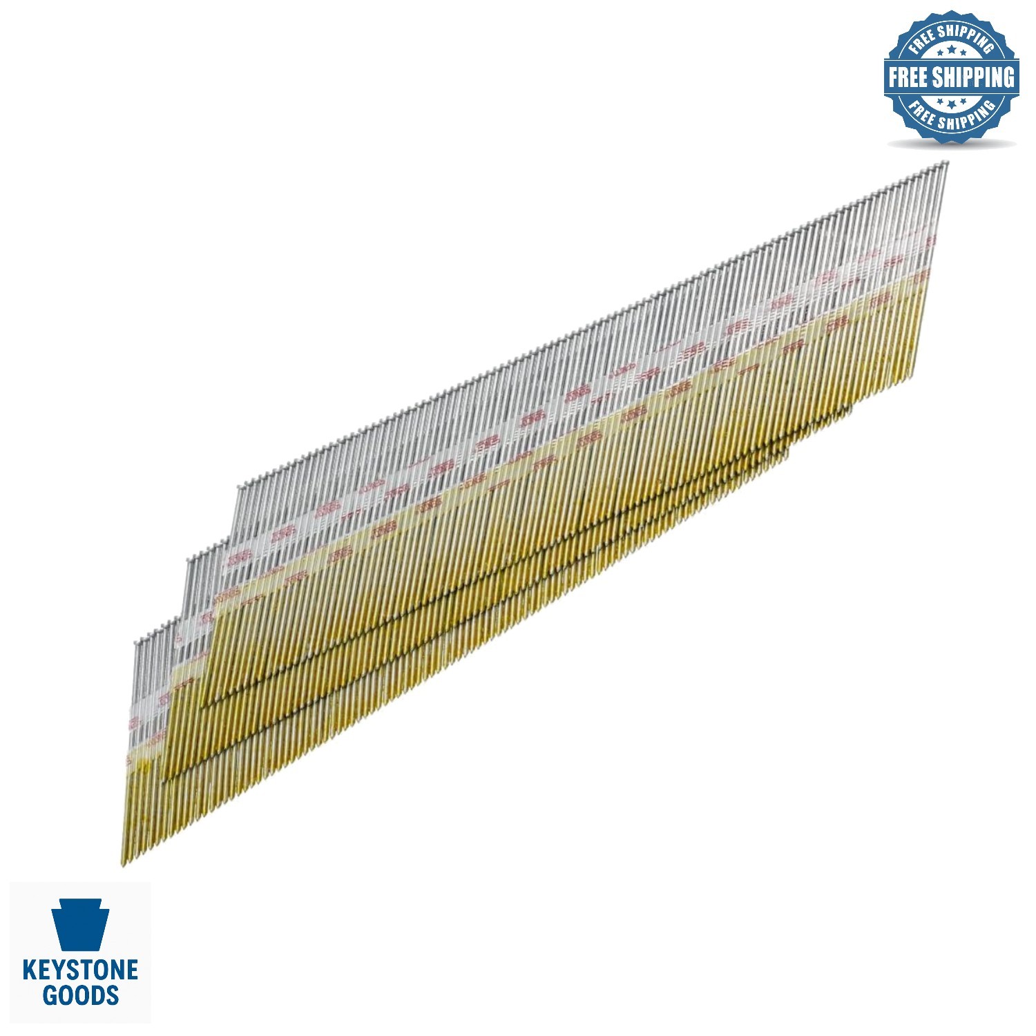 15 Gauge Galvanized Finish Nails – 2.5″ 3,000 Pack