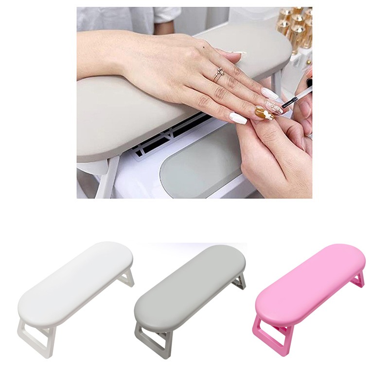 Nail Art Pillow Plastic Soft Lightweight Manicure Hand Rest Cushion Salon