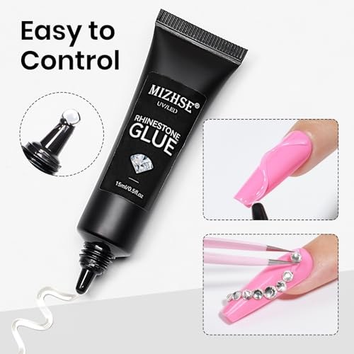 30g 3D Gel Nail Art Sculpting Gel A-Clear solid builder gel+rhinestone glue