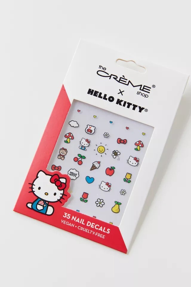NWT Hello Kitty x The Crème Shop Nail Decal Sheet