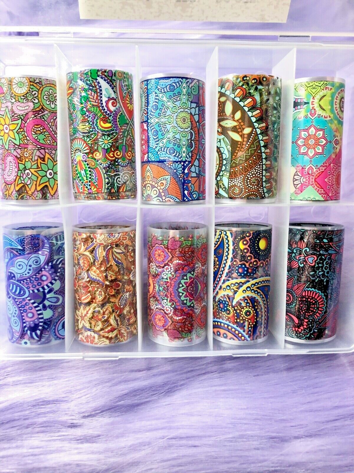 Nail Foil Transfer Decals – New – Floral – Transfer Foils – PM-1-16