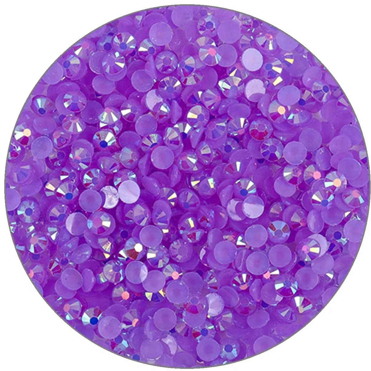 3000 Pieces SS6 2Mm Flatback Rhinestones Clear Glasses round Gems AB Crystals fo