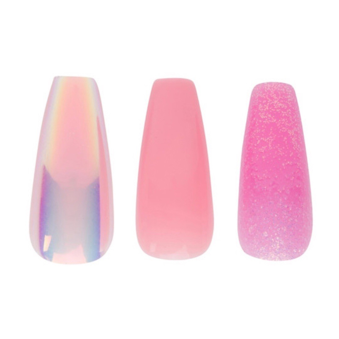 GLAM COUTURE | COFFIN PINK GLITTER