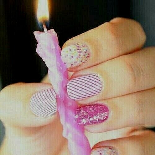 Jamberry Nail Wraps ~ HALF SHEET ~ HAPPY BIRTHDAY Spring Celebration