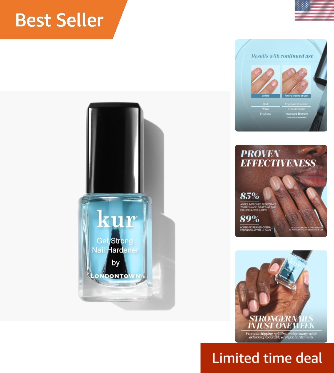 Luxury Nail Treatment – Strength and Growth Support for Weak, Brittle Nails