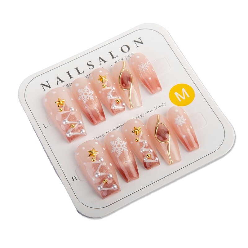 Fabufabu 3d Press On Nails – Handmade Unique Fake Nails, Artistic Design