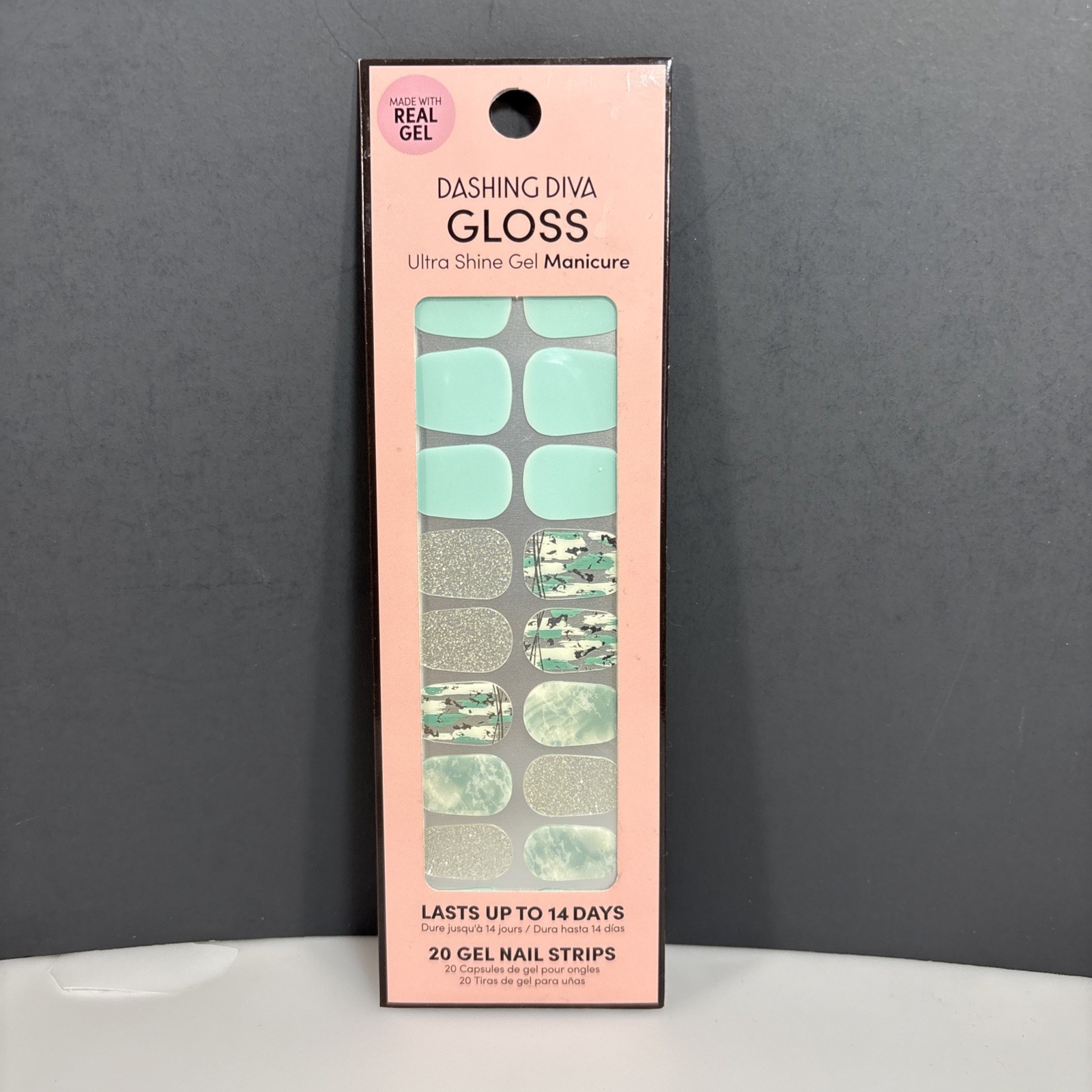 Dashing Diva Gloss Ultra Shine Palette 20 Nail Strips GS102s Desert Quartz NEW