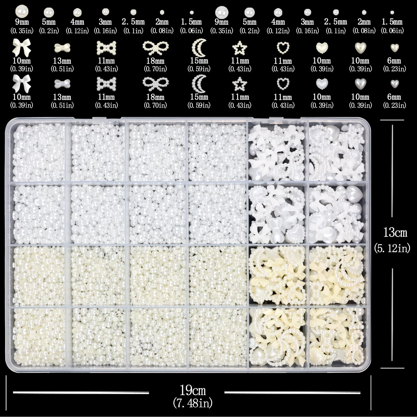 SEMATA Cream Pearl Kit 17-Colorful