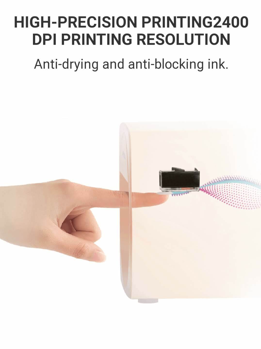 O2Nails Nail Art Printer (Rose Gold) Print any images on Nail via Mobile App