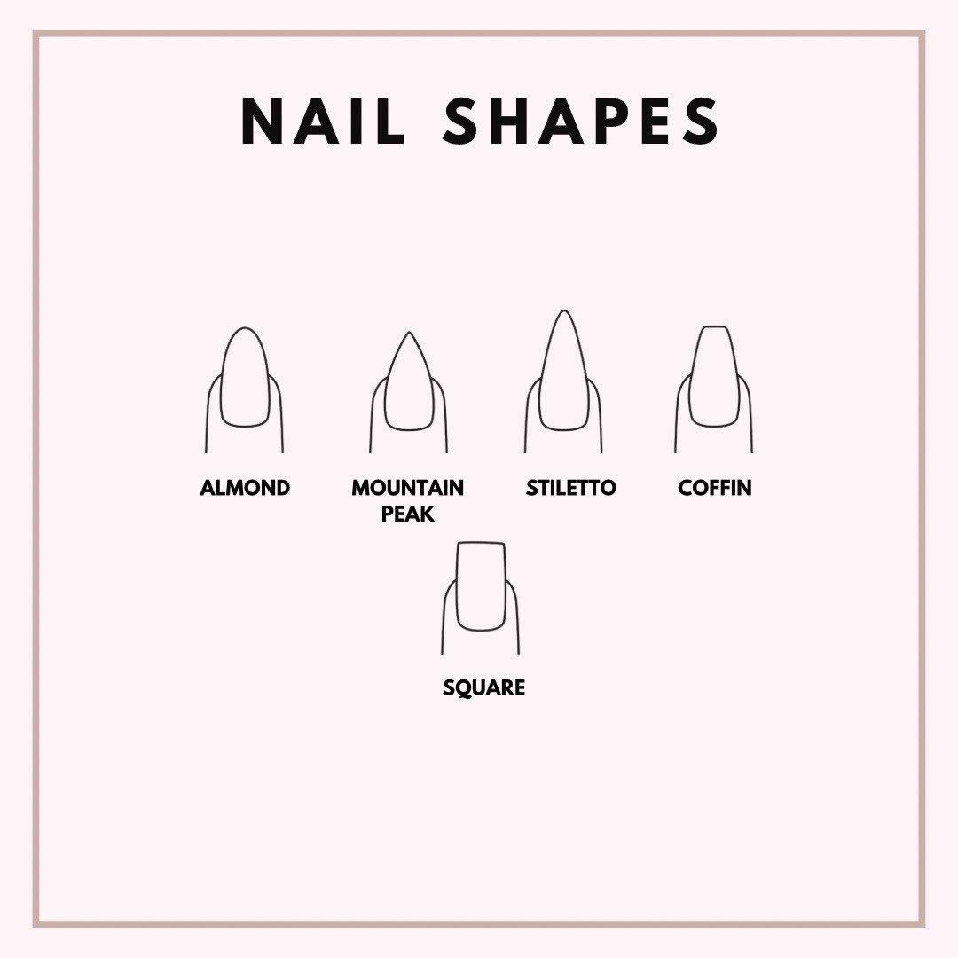 Divanailz Pink Black 3D Almond Medium Press-On Nails Ladybug Polka Dot, Glue, A…