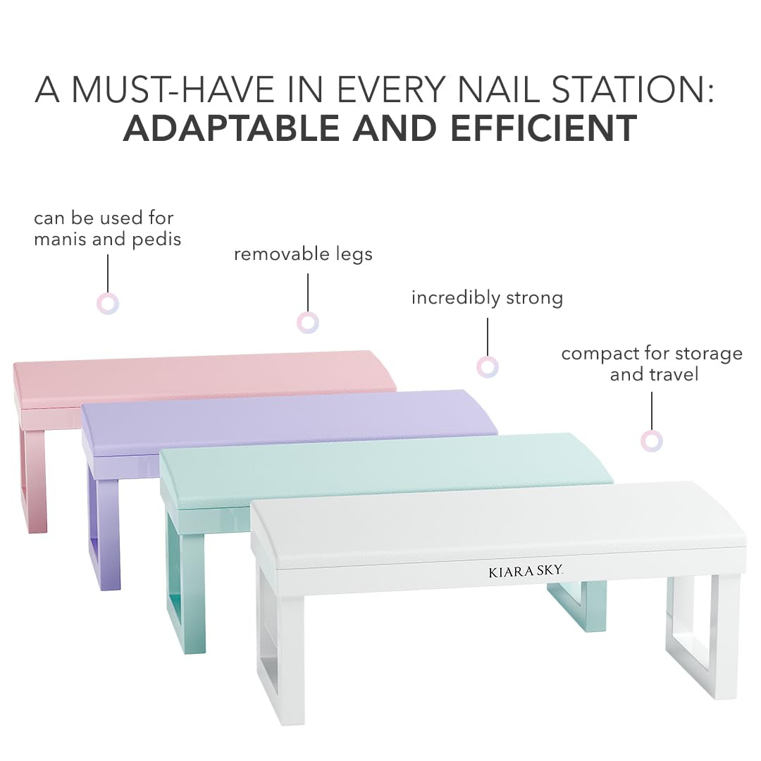 Arm Rest – Acetone Resistant & Waterproof for Manicure & Pedicure Technician Sta