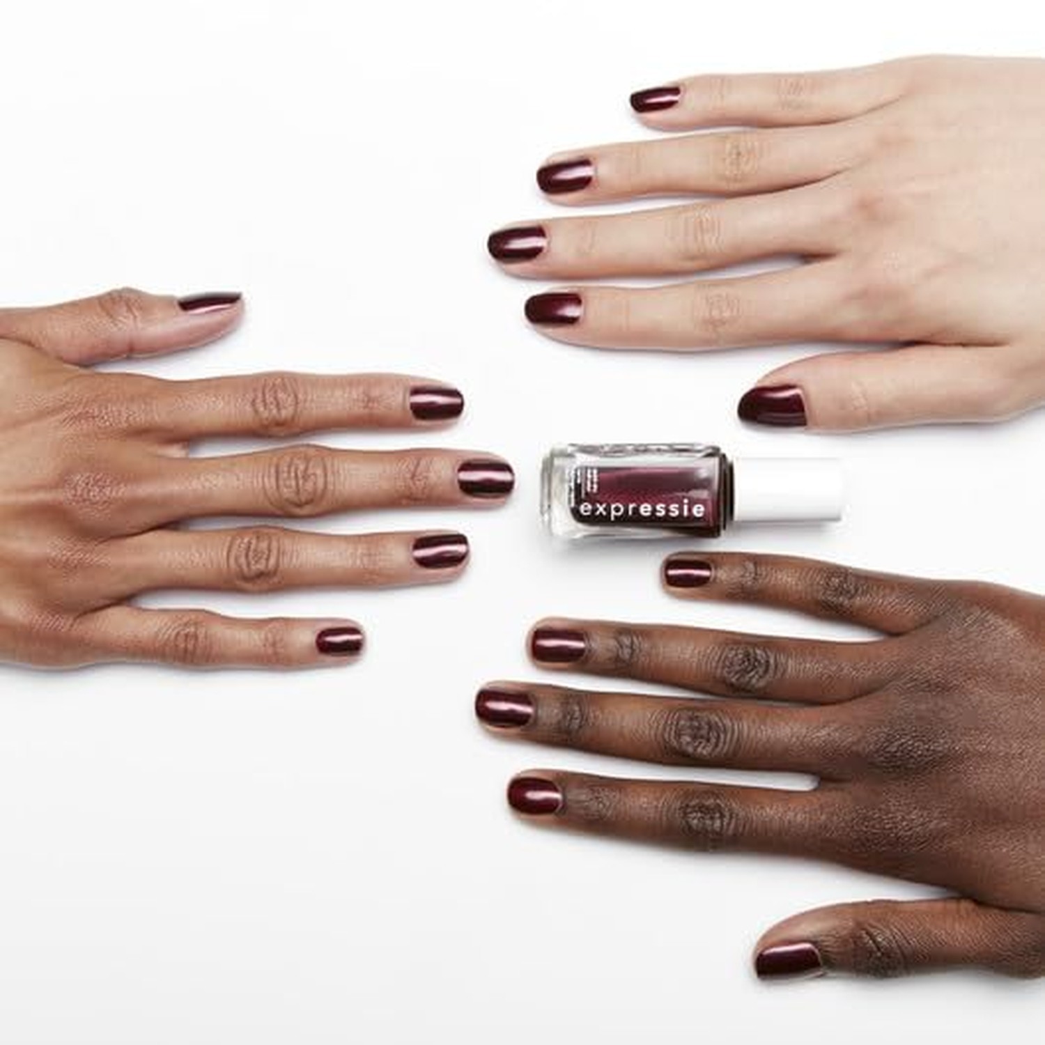 Essie expressie, Quick-Dry Nail Polish, 8-Free Vegan, Dark Purple, Breaking T…