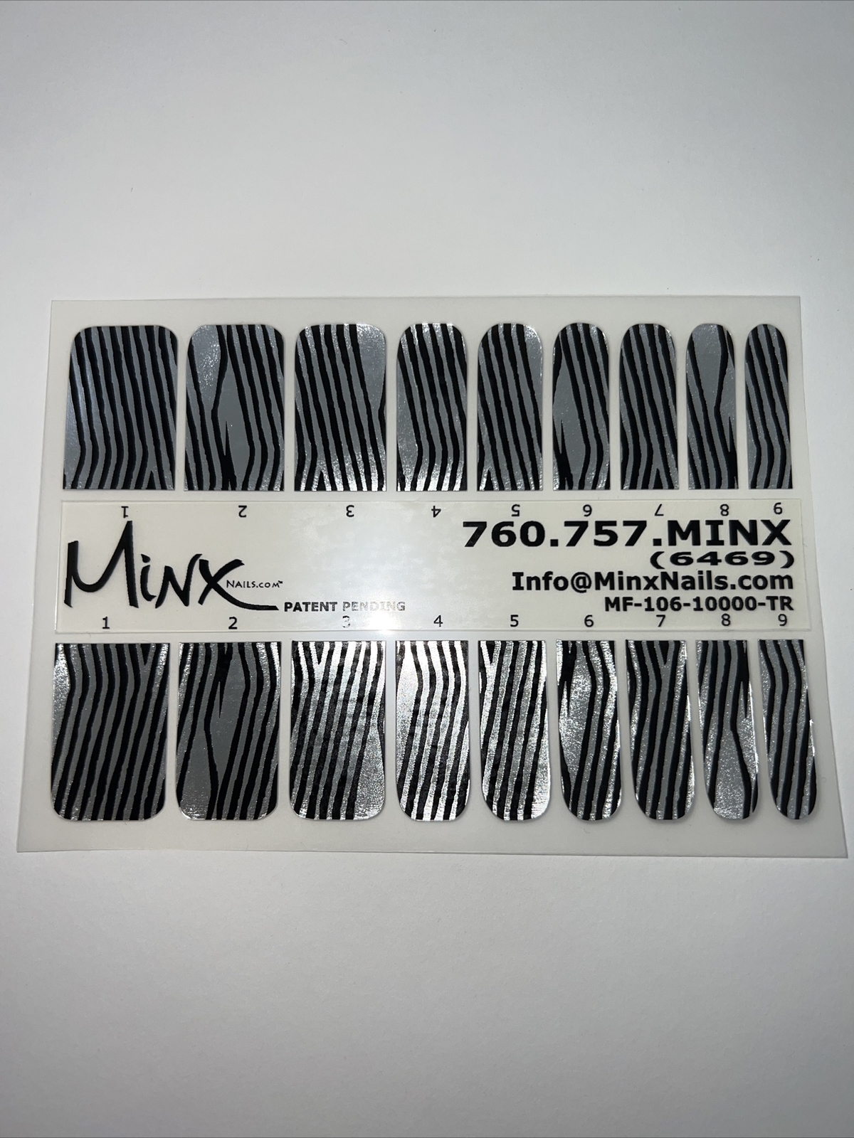 Minx Foil Nail Cover Nail Art Sticker Manicure Wraps