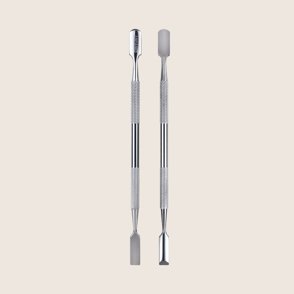 LUCANUS Metal Cuticle Pusher Double Ended Stainless Steel Nail Care Tool K-Beaut