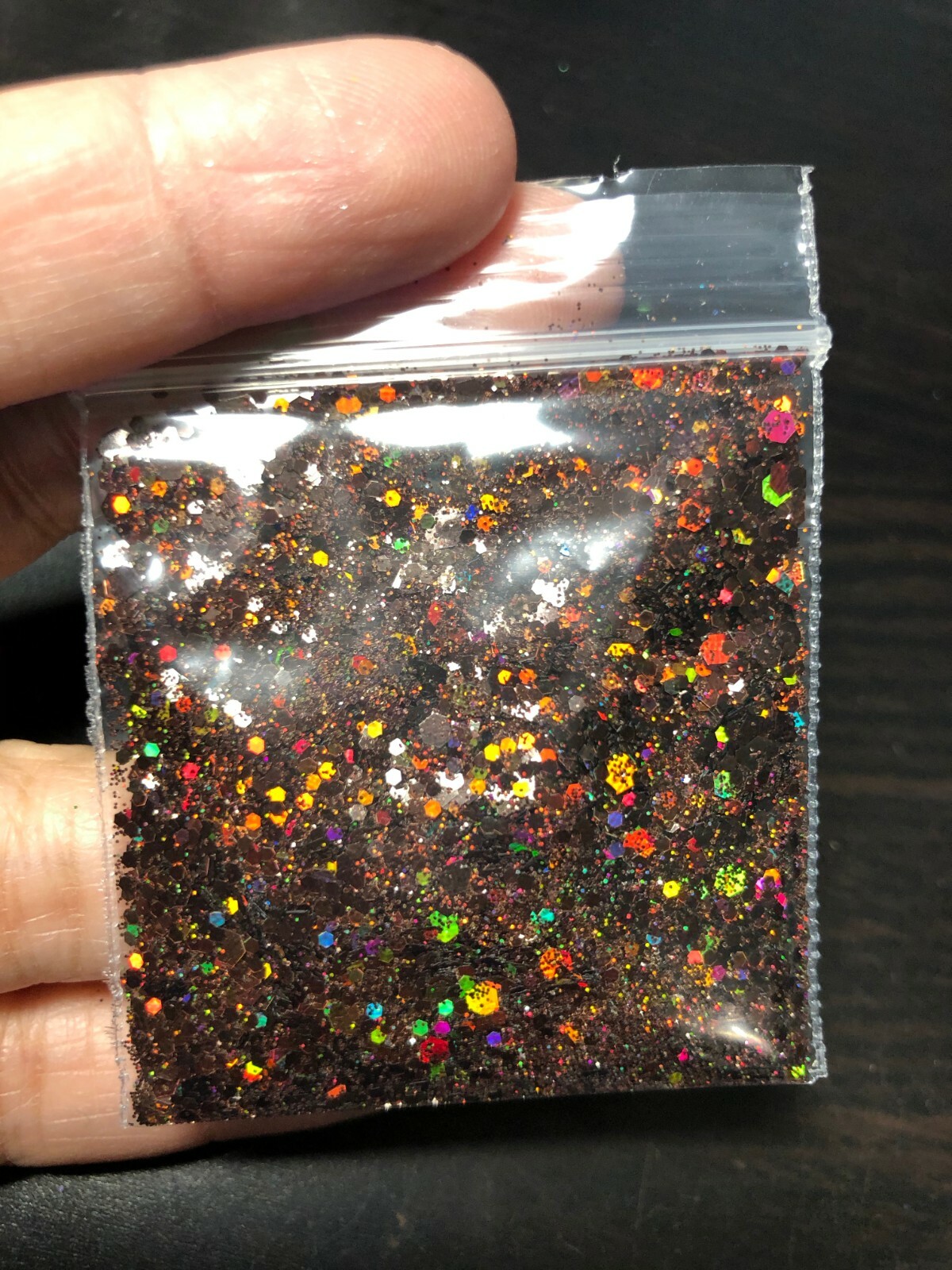 Holographic Glitter Hexagon Mix 0.4MM, 1MM, 2MM pink blue Nail Art US seller