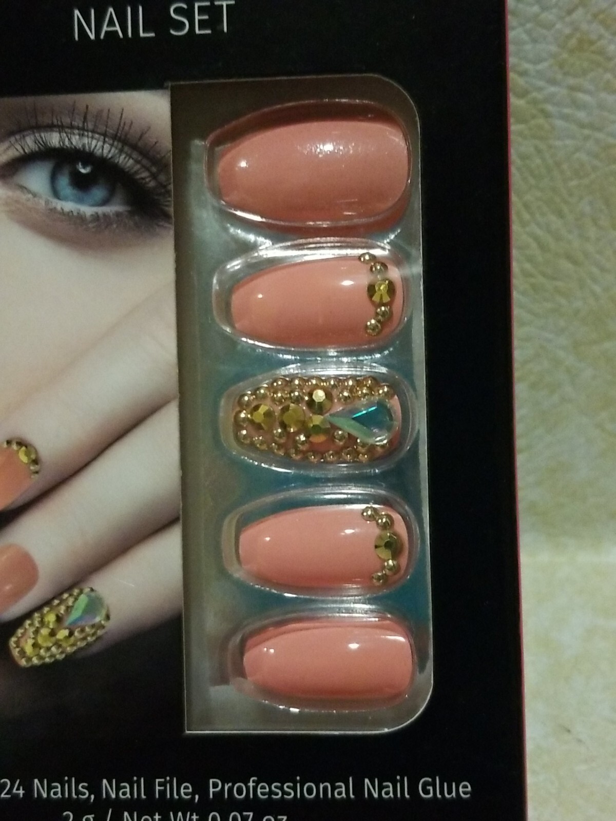 ( LOT OF 2 ) SALON PERFECT 24 Nails LUXE NAIL SET • Design # 673971 * NO GLUES*