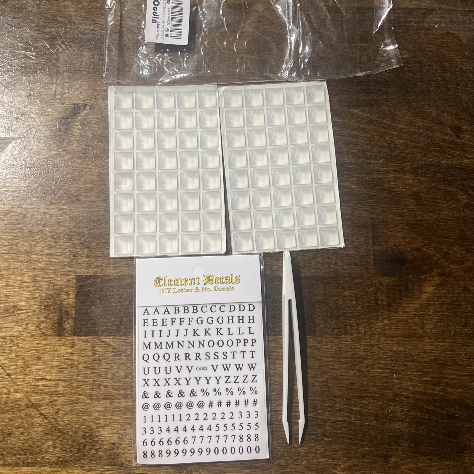 80 PCS Raised Keyboard Stickers with DIY Letter Decals for Nail-A