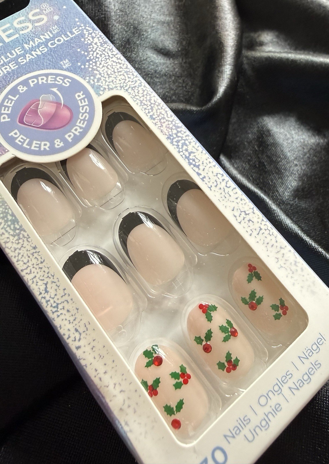 ImPRESS Press On Nails, The No Glue Mani Christmas Holly~Includes Free Gifts🎁
