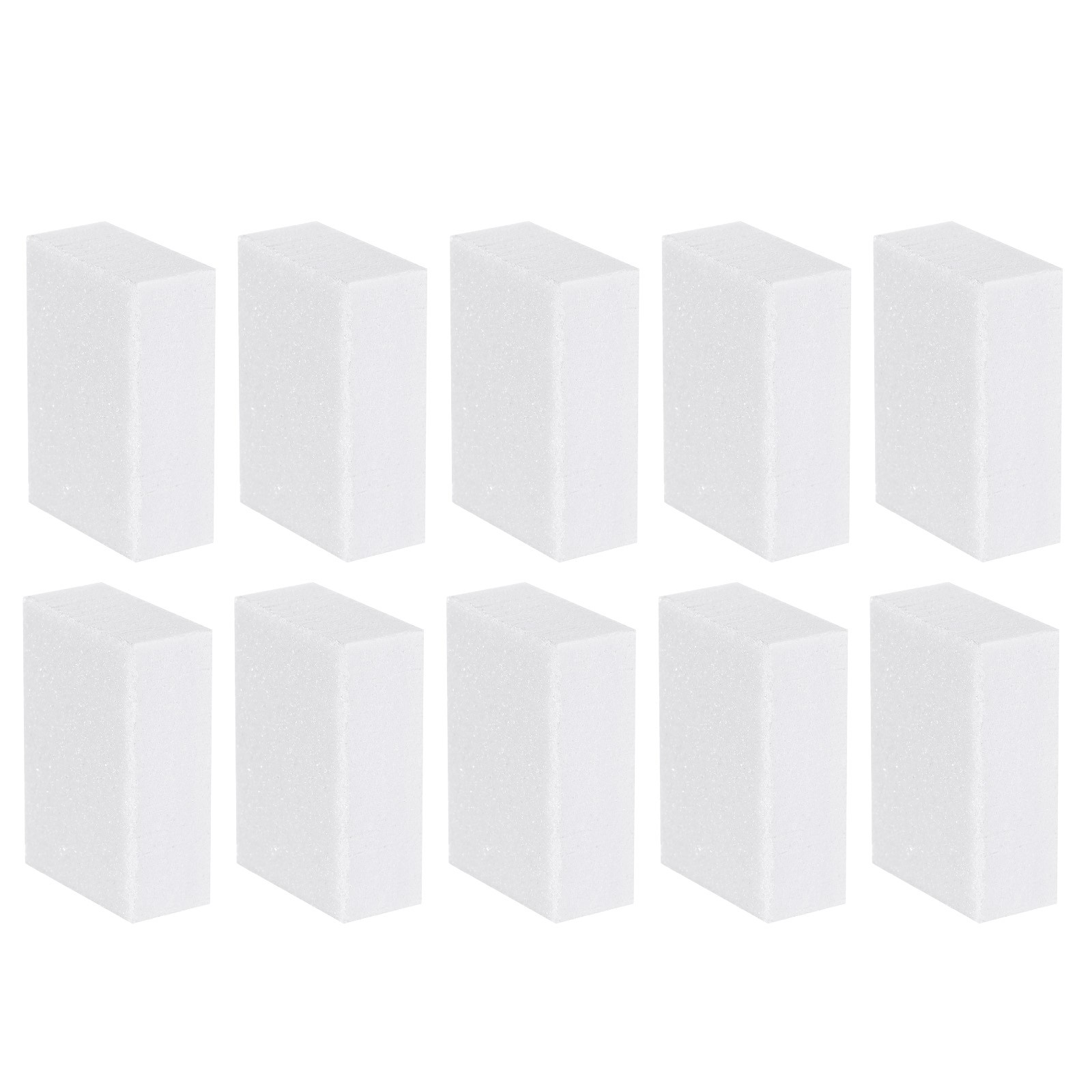 10pcs Nail Buffer Block 120 Grit Nail File for Nail Buffing, White