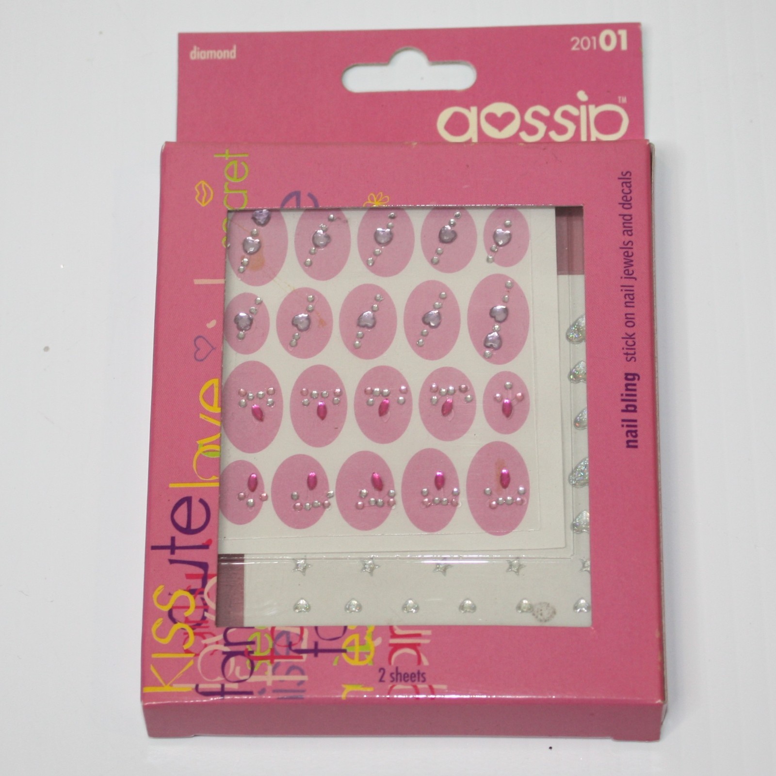 Gossip Girl’s Diamond Nail Bling Stick on Jewels and Decals New in Package