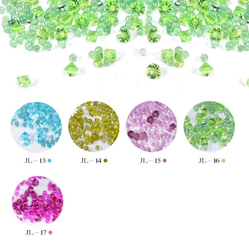 Mini Caviar Beads Crystal Tiny Rhinestones Micro Bead 3D Glitter Nail Art Decor