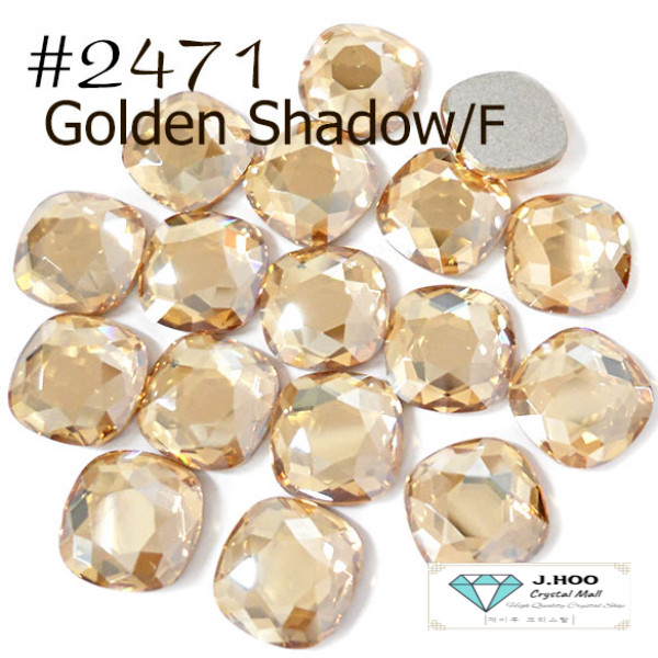 Swarovski 2471 Cushion Flat Back 10mm(4pcs)