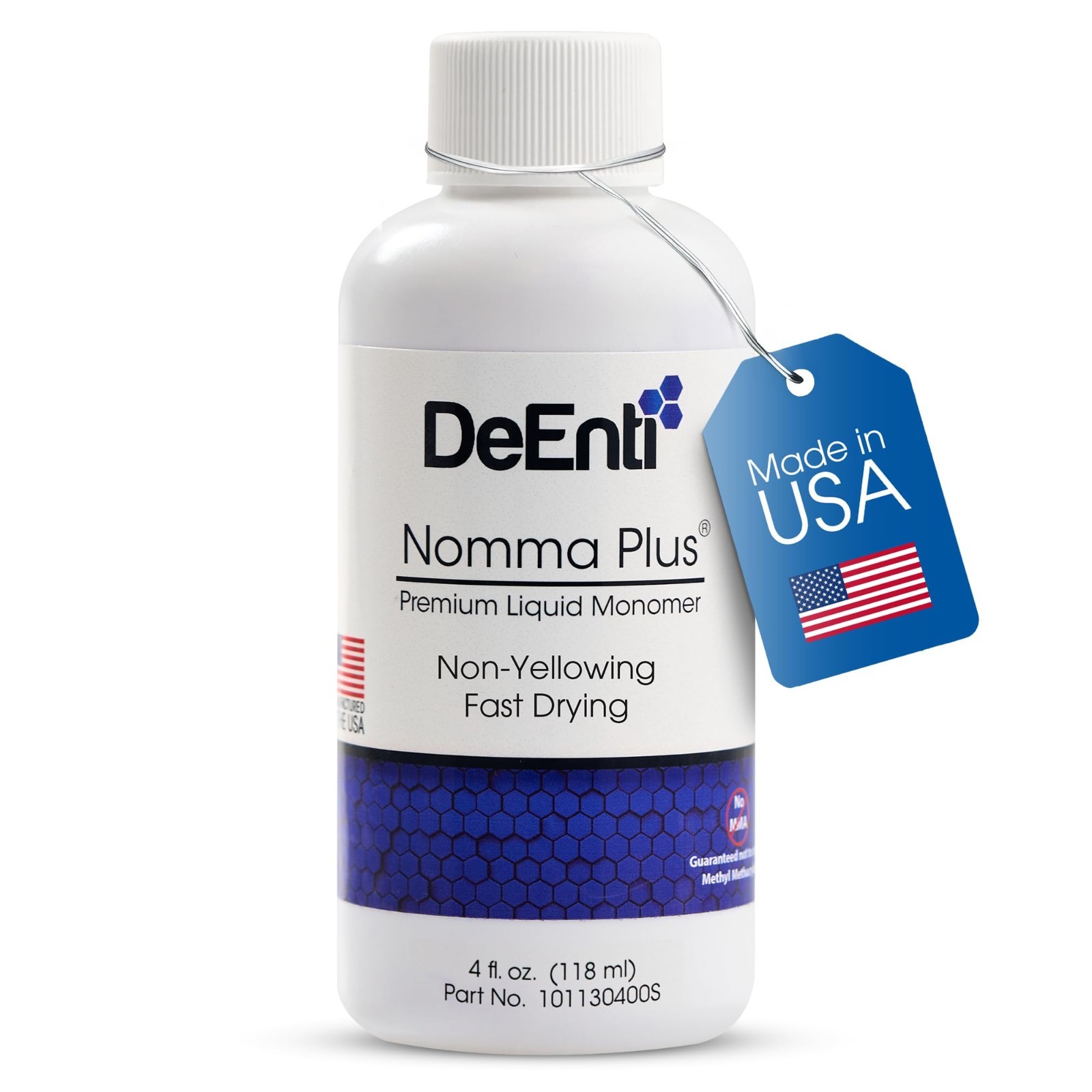Professional Liquid Monomer for Acrylic Nails, Non-Yellowing 4oz, Salon Quality