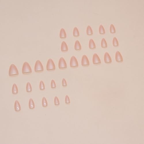 30 Pcs Spring Press on Nails Extra Short Almond – LINMEIZAI Extra Short-A14