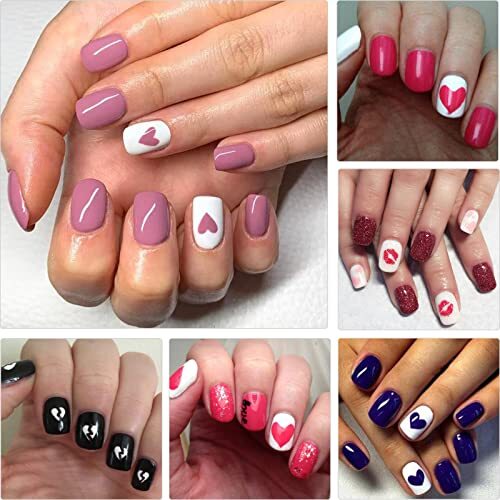 600pc Short Round Square Acrylic Nail Tips Full Cover Short Round Gel Tips