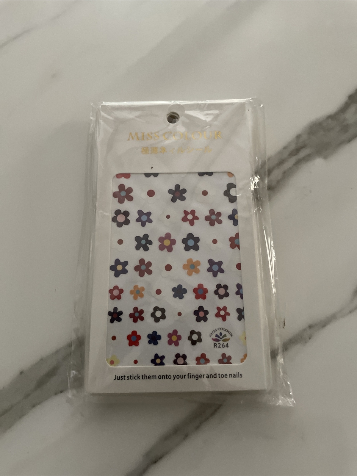 12 Sheets Nail Art Sticker Assorted Designs Flowers Fruit Rainbow