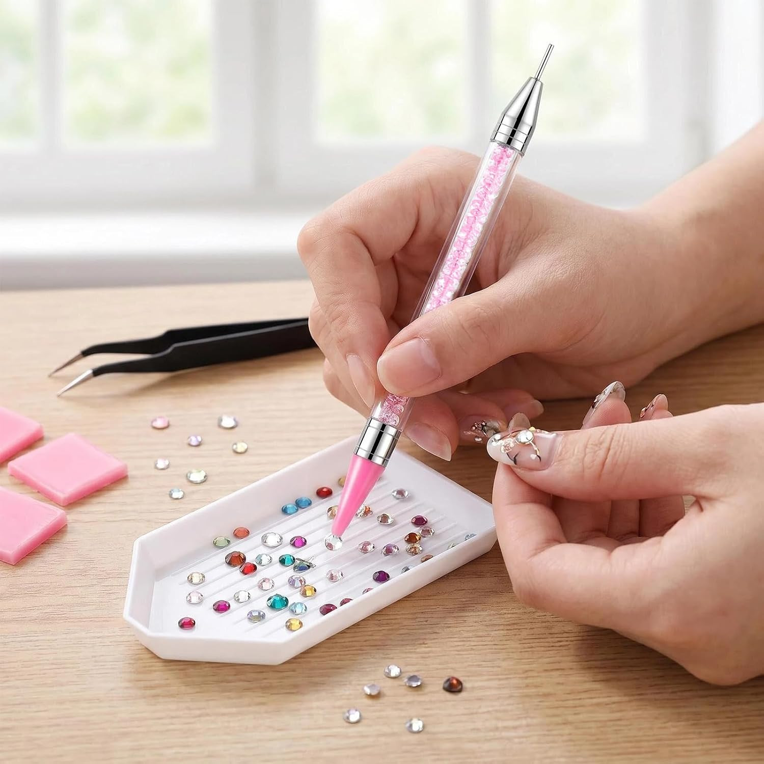 22Pcs Rhinestone Picker Tool Kit – Bedazzling Tools & Diamond Art Tools | 3 Beda
