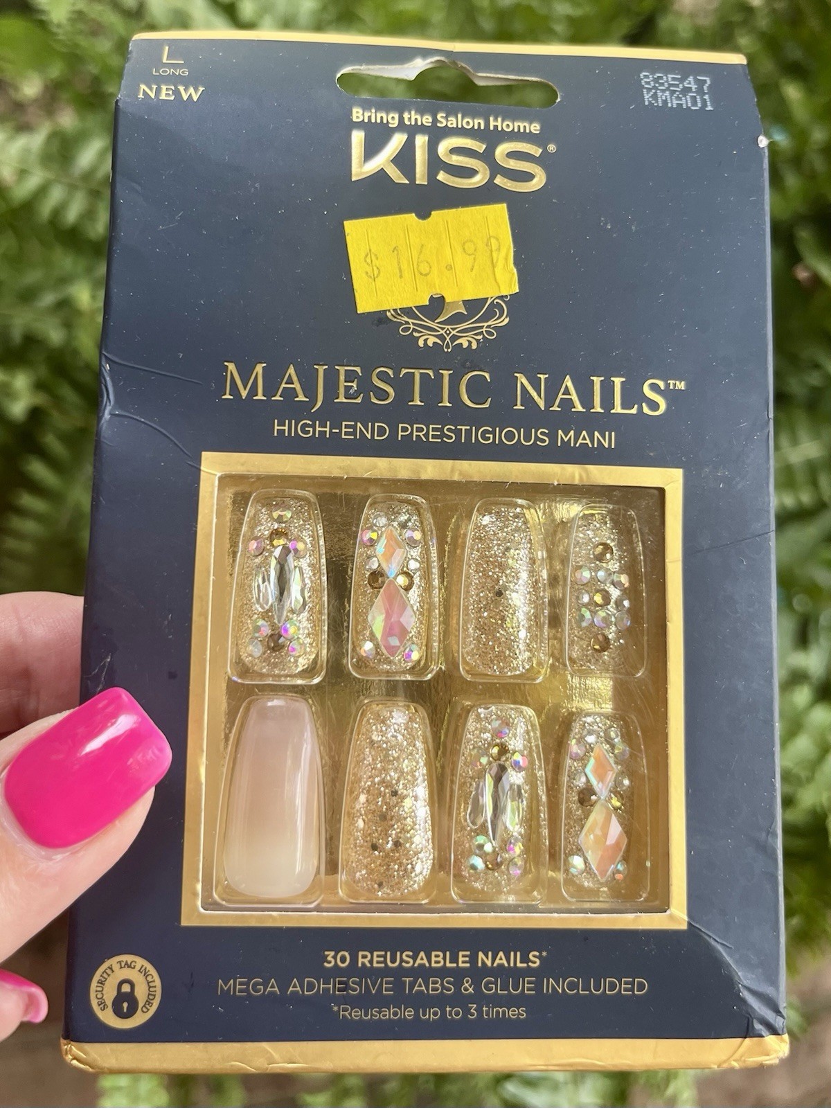 Kiss Majestic Nails & Gold Finger Luxury Nail Lot/4 NEW Packages See List