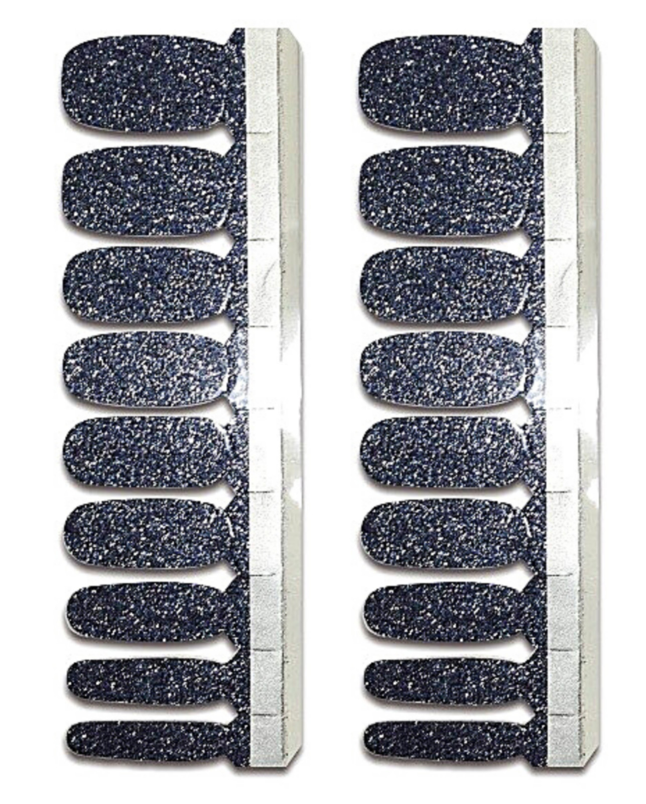 🌟 ✨ 💅 Charcoal Gray color glitter /real nail polish strips street art
