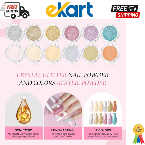 Acrylic Nail Kit for Beginner Professional Nail Kit Acrylic Set with Nail Lamp
