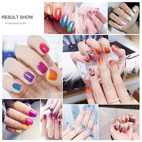 KAAGEE 3pcs Ombre Nail Brush Nail Paint Pen for Lace Line Gradient Color Ombre